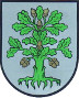 Das Wappen von Ahstedt ziert ein Abbild der als Naturdenkmal geschützten Ahstedter Eiche. Auf einer Karte von 1768 bildet sie zusammen mit anderen Bäumen die westliche Begrenzung des Dorfes.