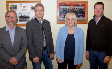 Der neue Ortsrat mit Ortsbürgermeister Armin Witte, seinem Stellvertreter Thomas Trenckmann, Inge Peine und Benjamin Hupe (von links). Foto: Wiechens