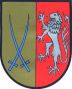 Zur Erinnerung an die heute als »Schlacht bei Dinklar« bekannte Fehde von 1367 zeigt das Ortswappen im linken Feld zwei gekreuzte blaue Schwerter auf goldenem Grund. Der silberne Löwe auf rotem Grund im rechten Feld stammt vom Siegel des Heinrich von Dinklar aus dem Jahre 1323.