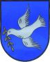 Das Wappen von Oedelum zeigt auf blauem Grund eine silberne Friedenstaube. Diese erinnert an über ein Jahrhundert andauernde Grenzstreitigkeiten im 18. und 19. Jahrhundert und die Friedenssehnsucht der Menschen nach dem 2. Weltkrieg.