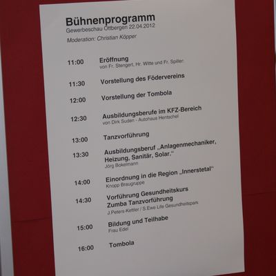 Berufs- und Gewerbeschau am 22.April 2012 in der Richard-von-Weizsäcker-Schule Ottbergen Foto (c) von Berg