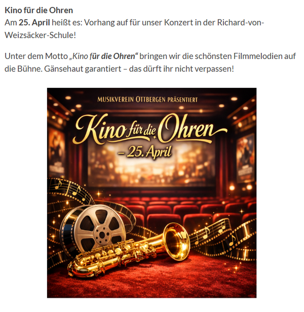Kino f&uuml;r die Ohren