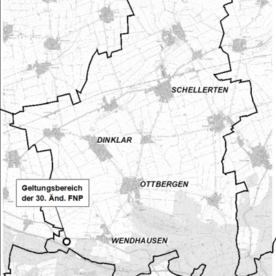 &Uuml;bersichtskarte Gemeinde Schellerten