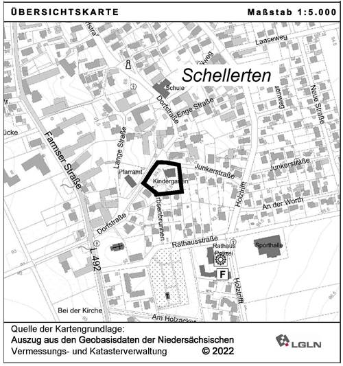Übersichtskarte Bebauungsplan 10-05 "Schellerten Süd/B"